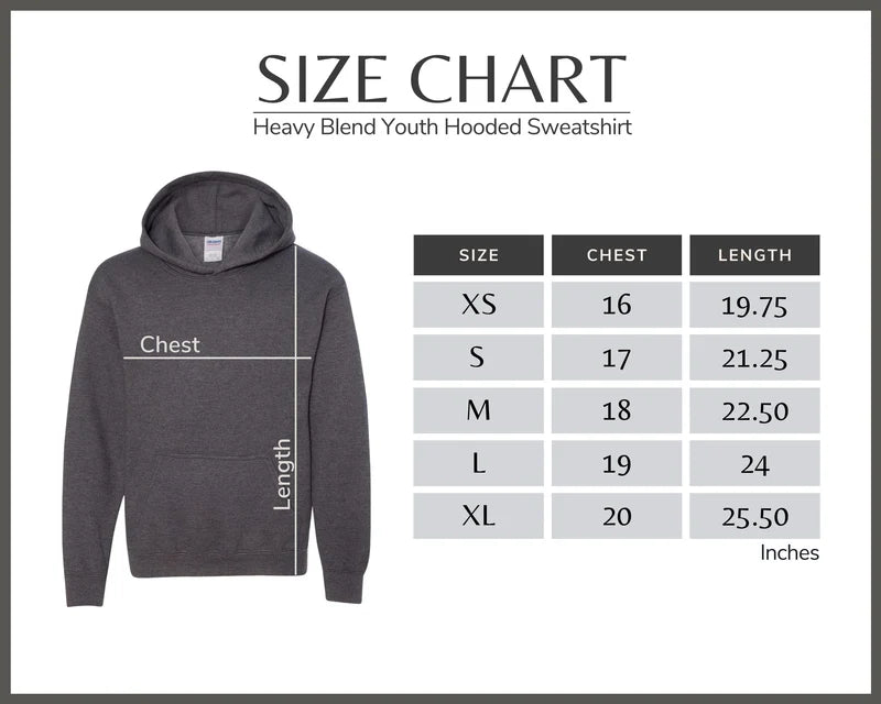 Compass Youth heavy blend hoodie