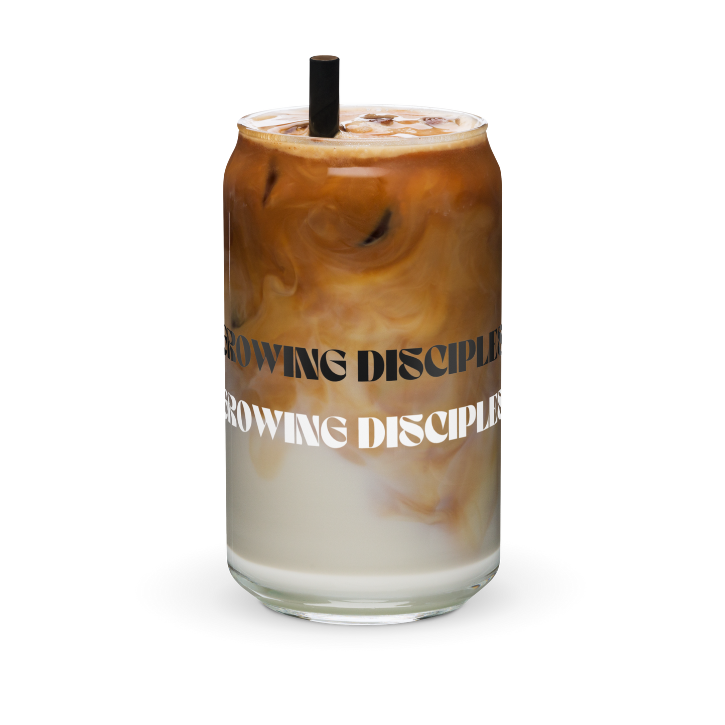 Growing Disciples Can-shaped glass