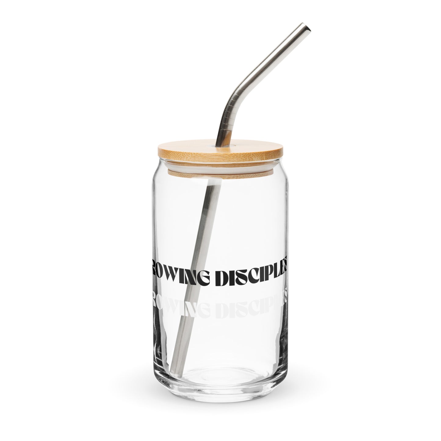 Growing Disciples Can-shaped glass