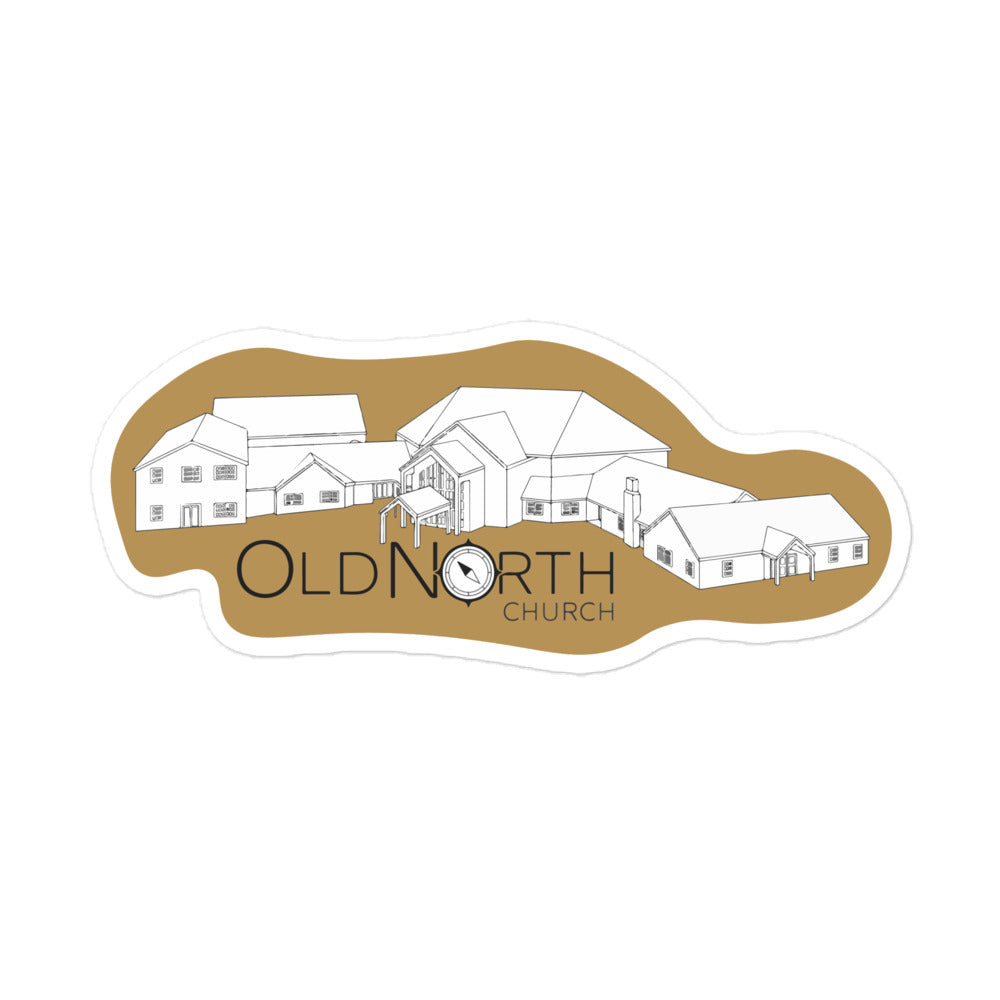 Old North Outline Sticker