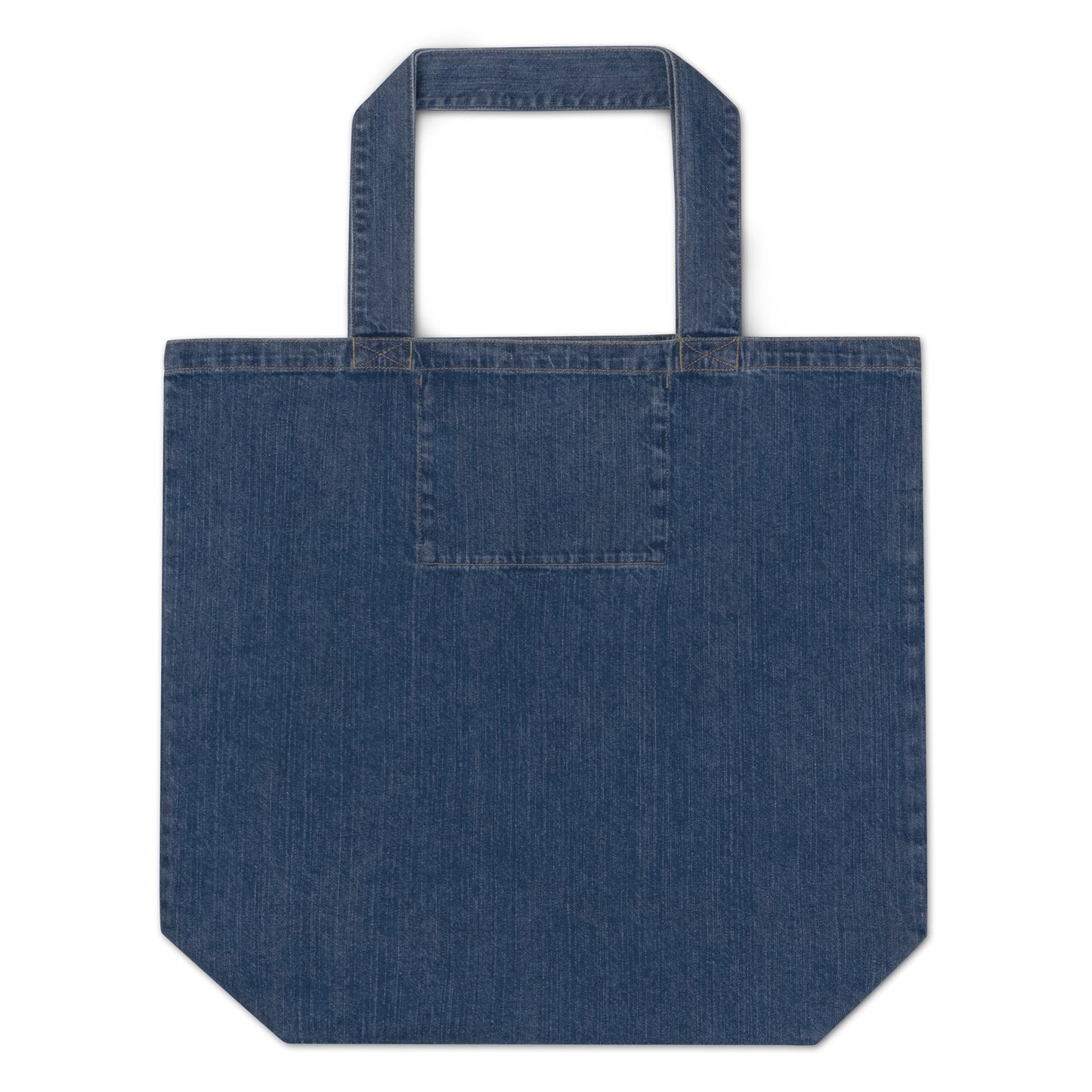 We Are the Church Organic denim tote bag