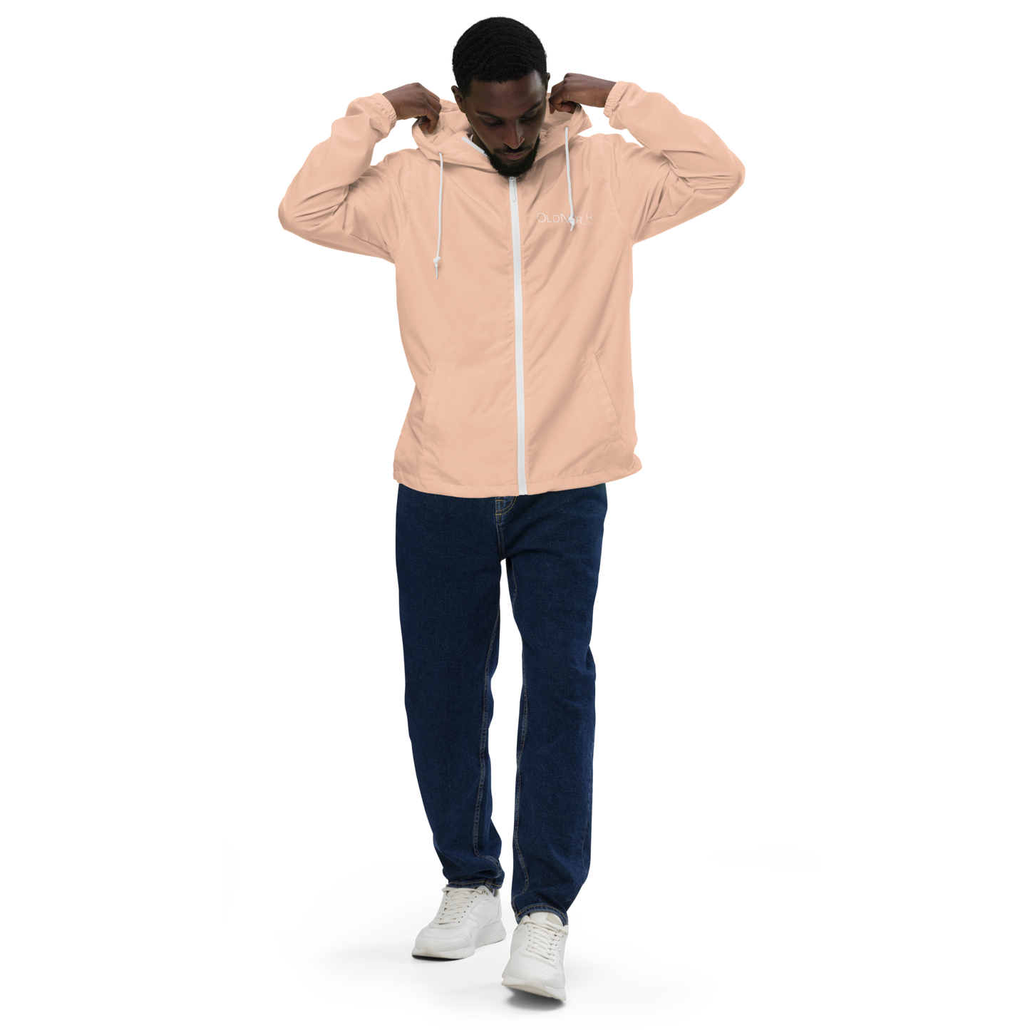 Old North Logo Unisex lightweight zip up windbreaker