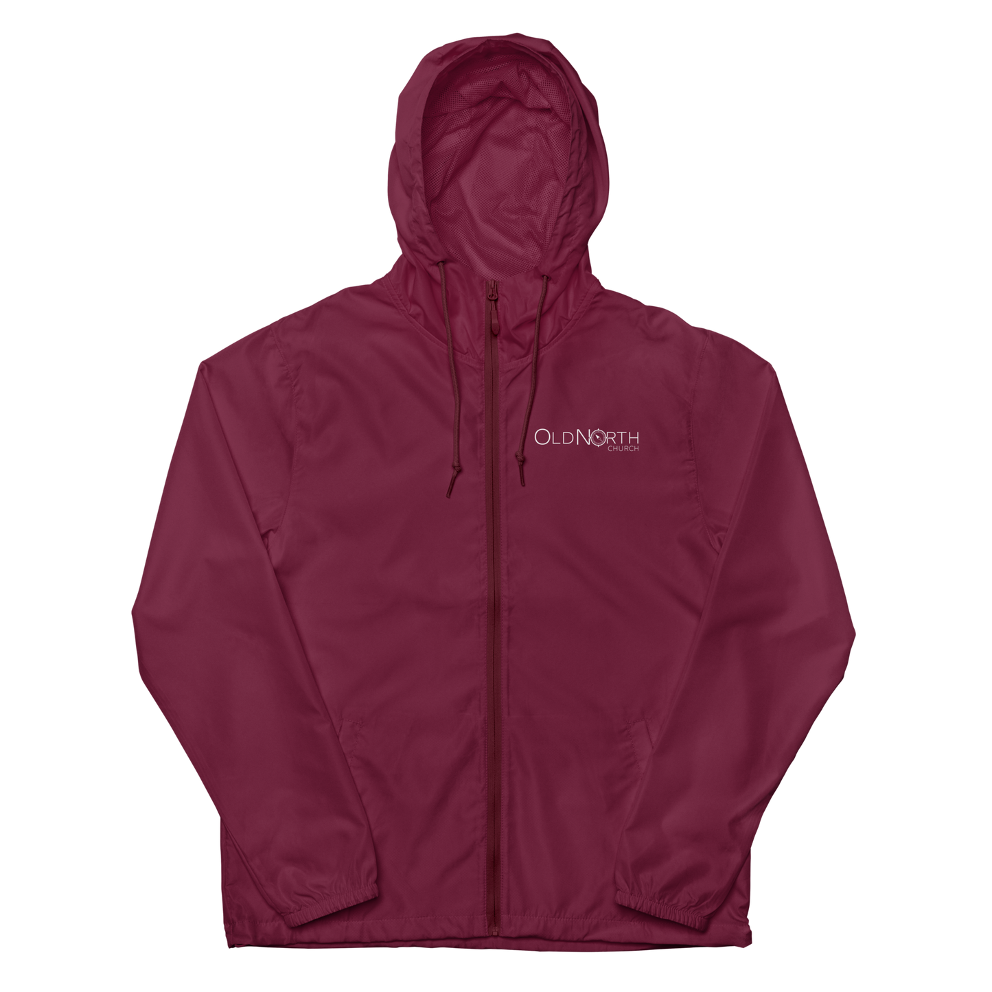 Old North Logo Unisex lightweight zip up windbreaker