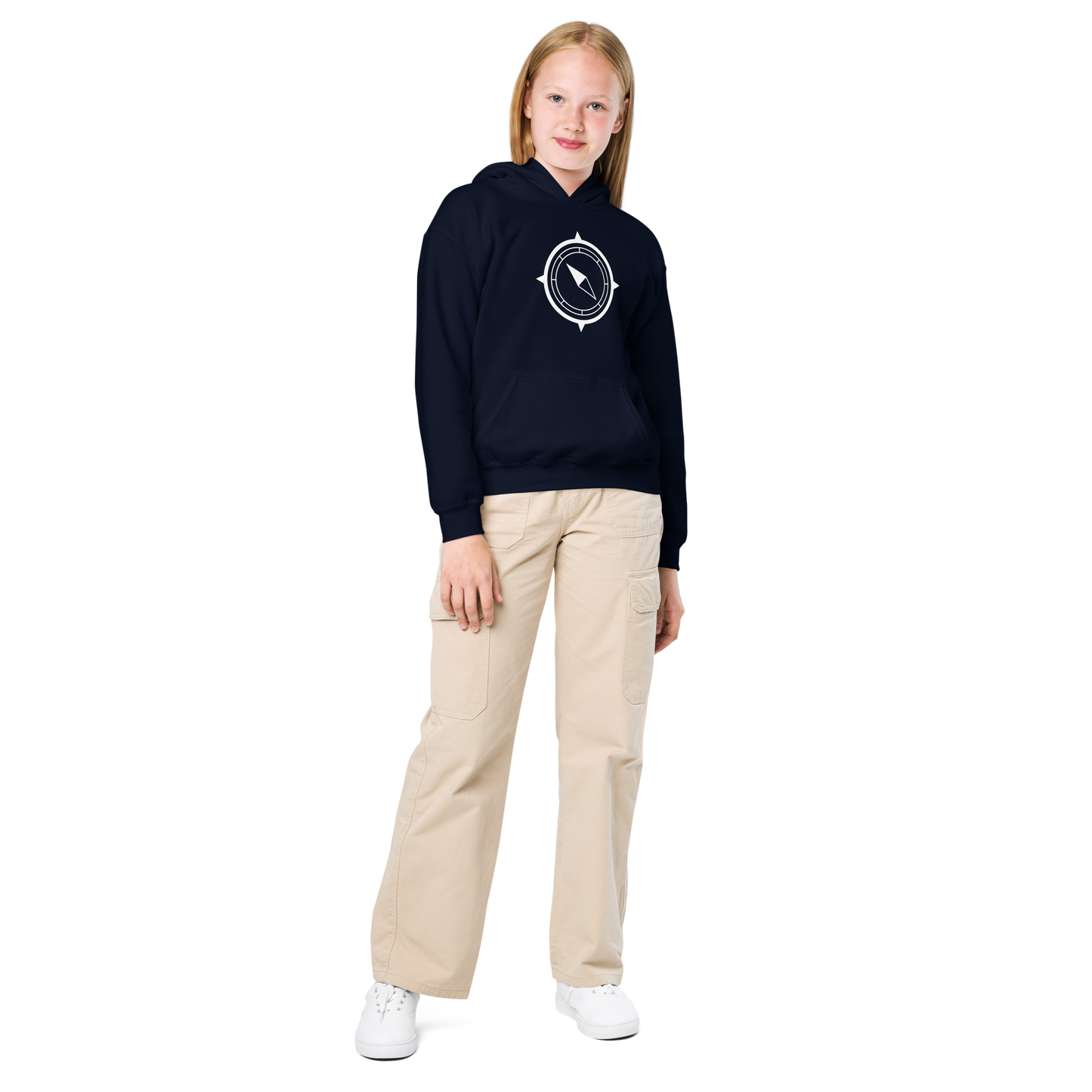 Compass Youth heavy blend hoodie